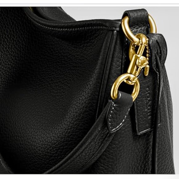 Coach Cary Shoulder bag Black with brass hardware. Excellent condition. - Picture 9 of 9